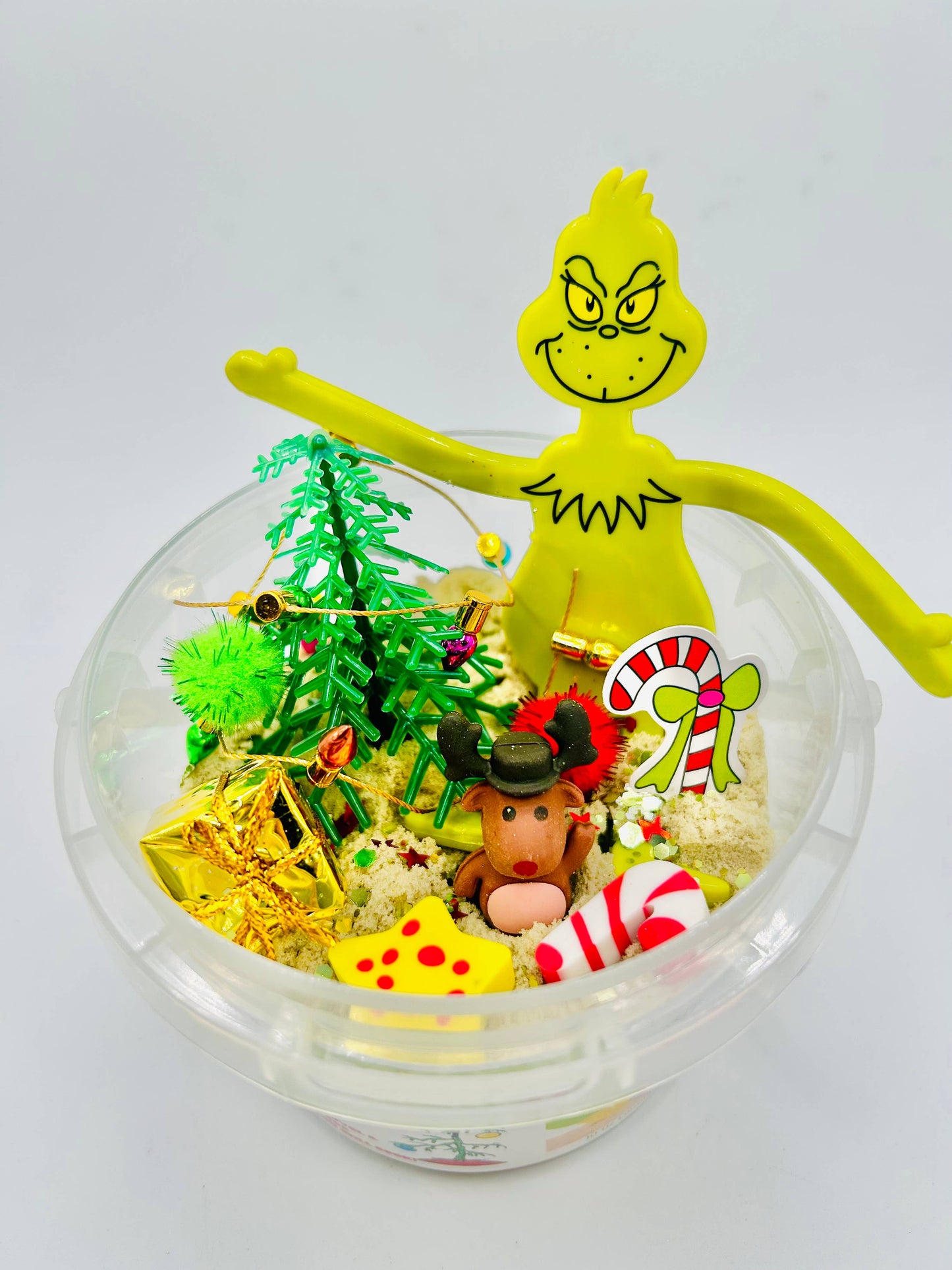 Grinch Sensory Sand