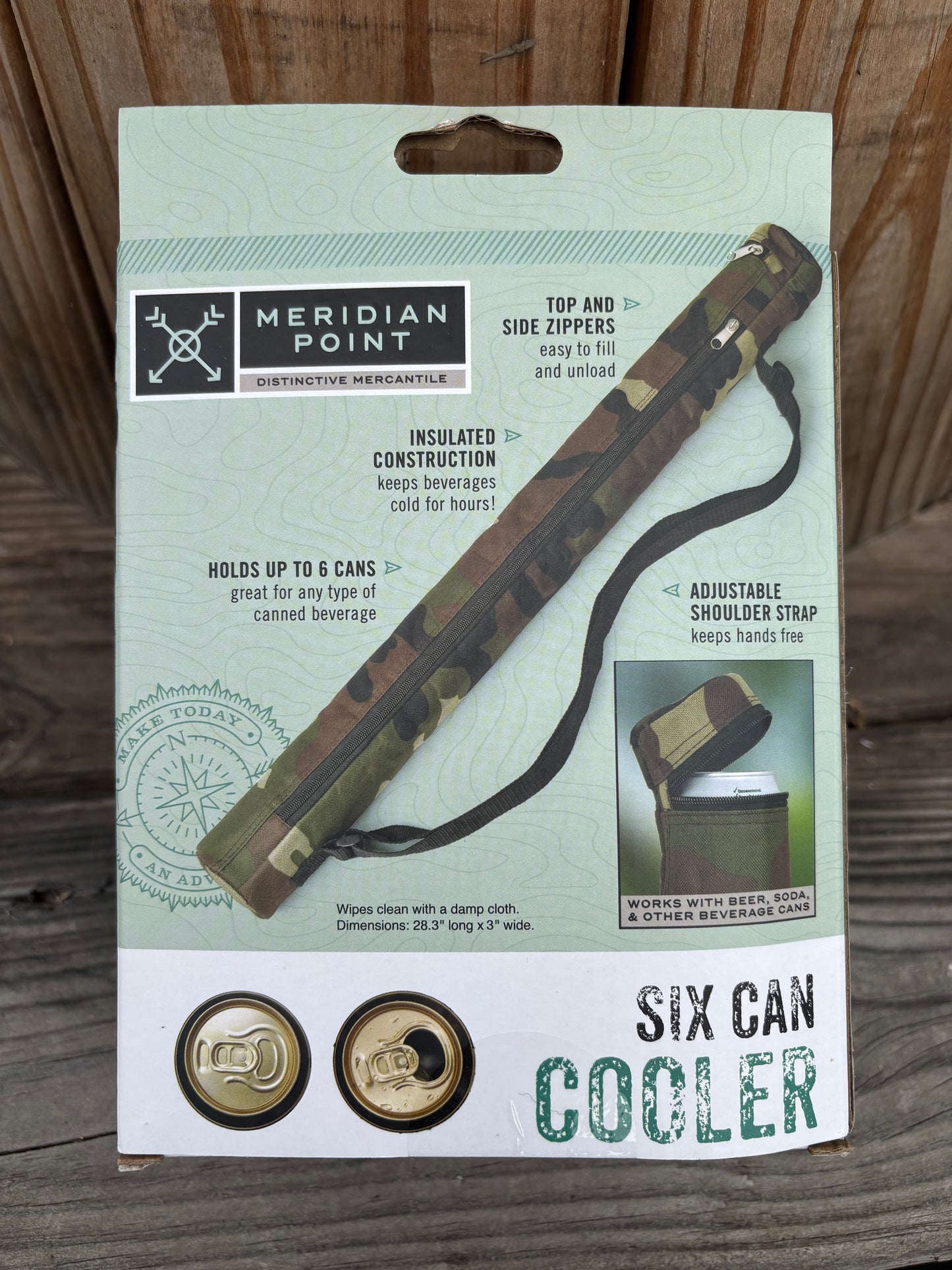 Six Can Cooler with Strap