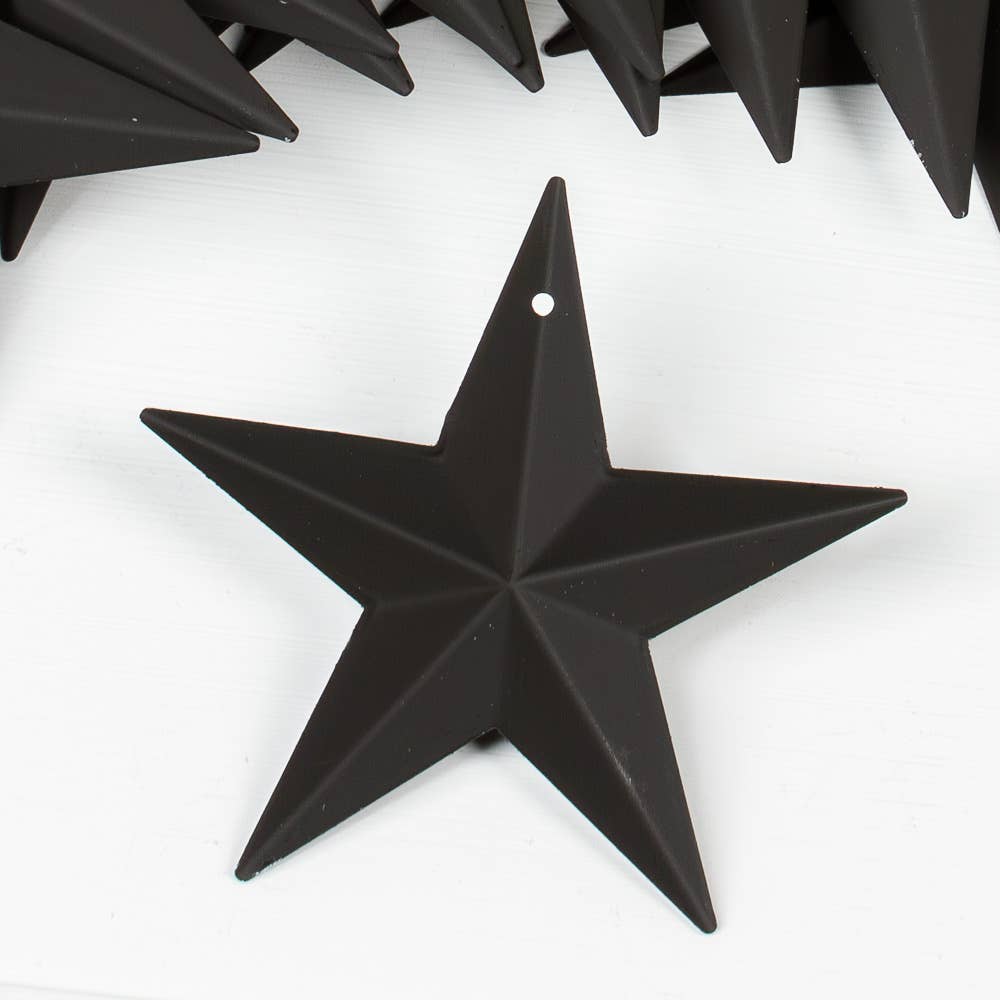 3-1/2" Dimensional Mini Barn Stars (12 Pieces)