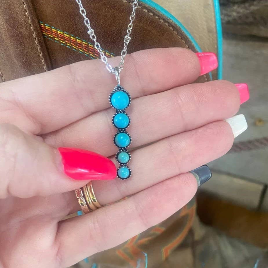 Turquoise Drop Necklace