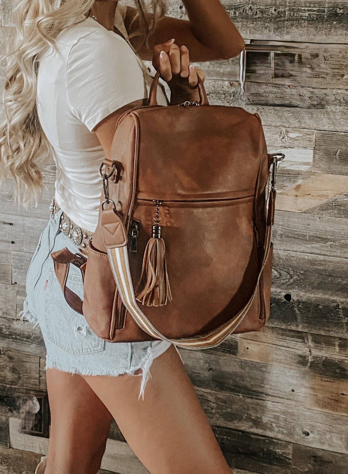 Leather Women's Backpack