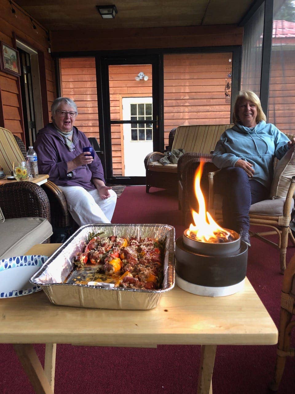 Petite Concrete Tabletop Fire Bowl