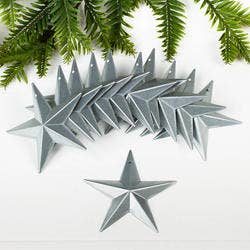 3-1/2" Dimensional Mini Barn Stars (12 Pieces)