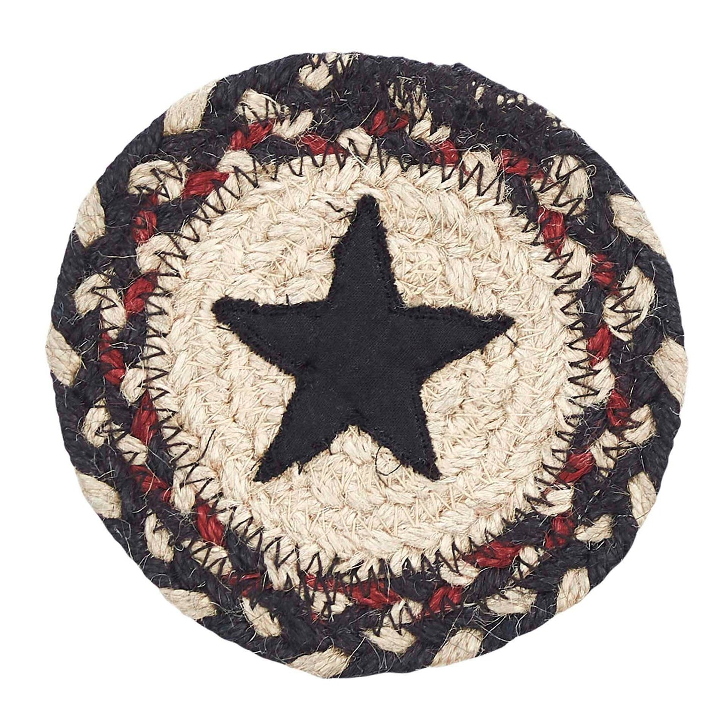 Colonial Star Jute Coaster (Set of 6)