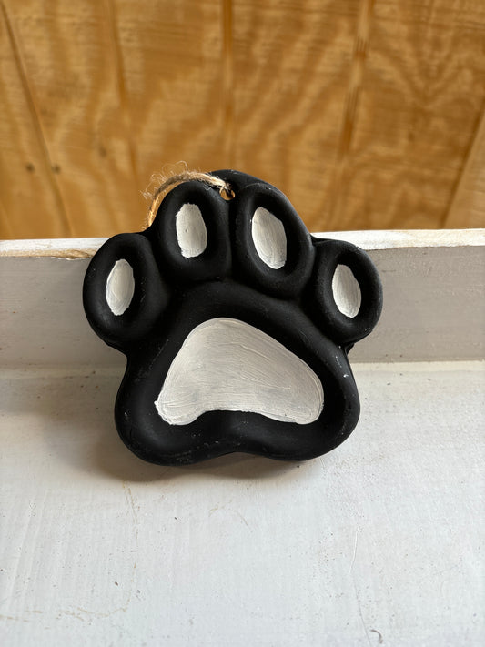Painted Paw Ornament
