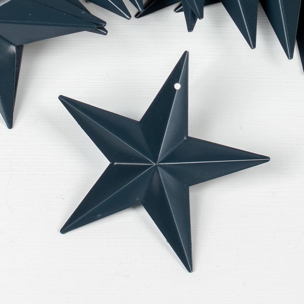 3-1/2" Dimensional Mini Barn Stars (12 Pieces)