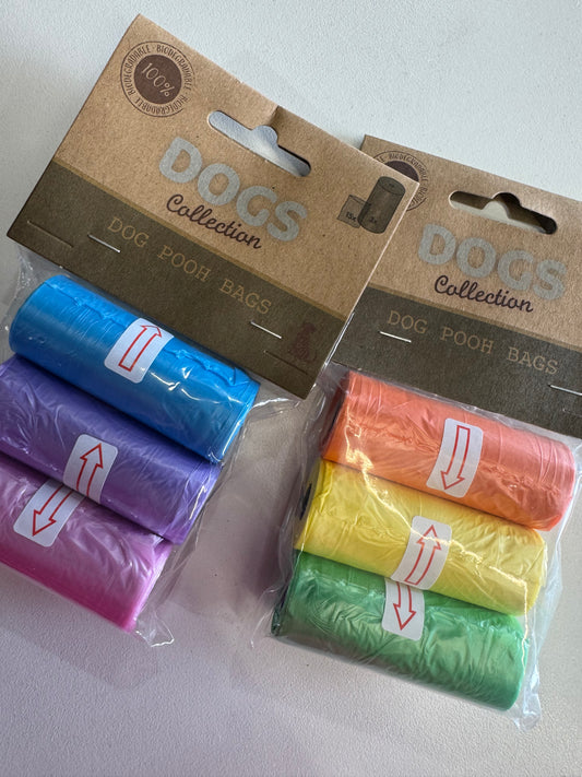 Dog Collection Bags (3) Pack