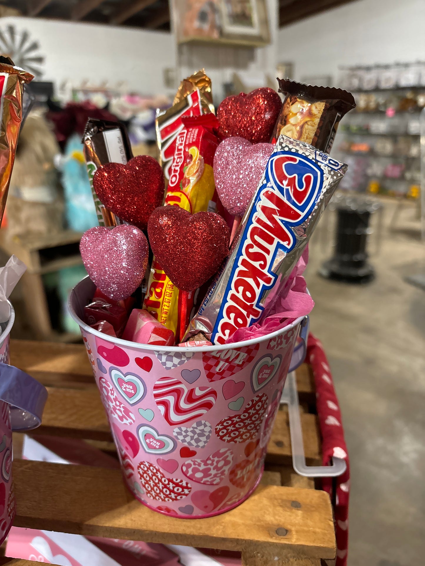 Valentine’s Candy Bucket