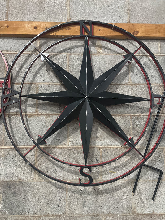 Metal Wall Compass - Large (40inch)