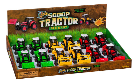 Die Cast Scoop Tractor