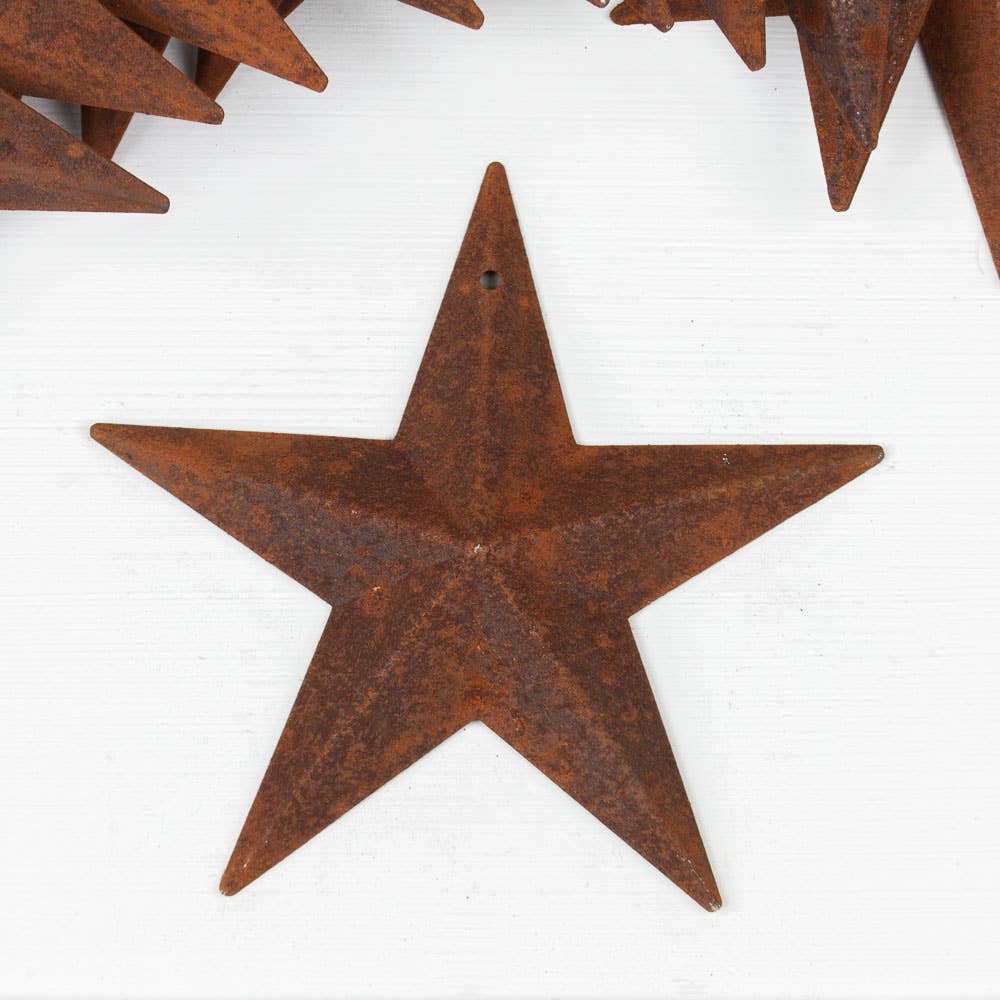 3-1/2" Dimensional Mini Barn Stars (12 Pieces)