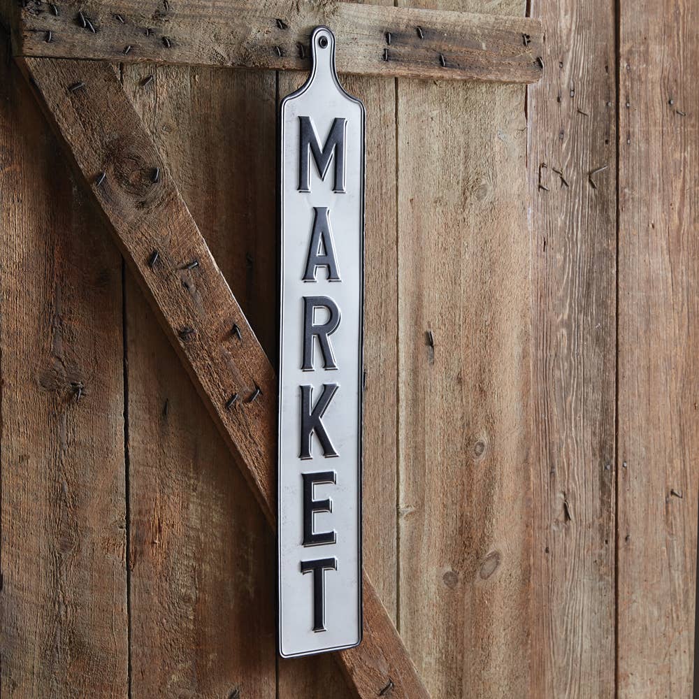 Market Paddle Sign