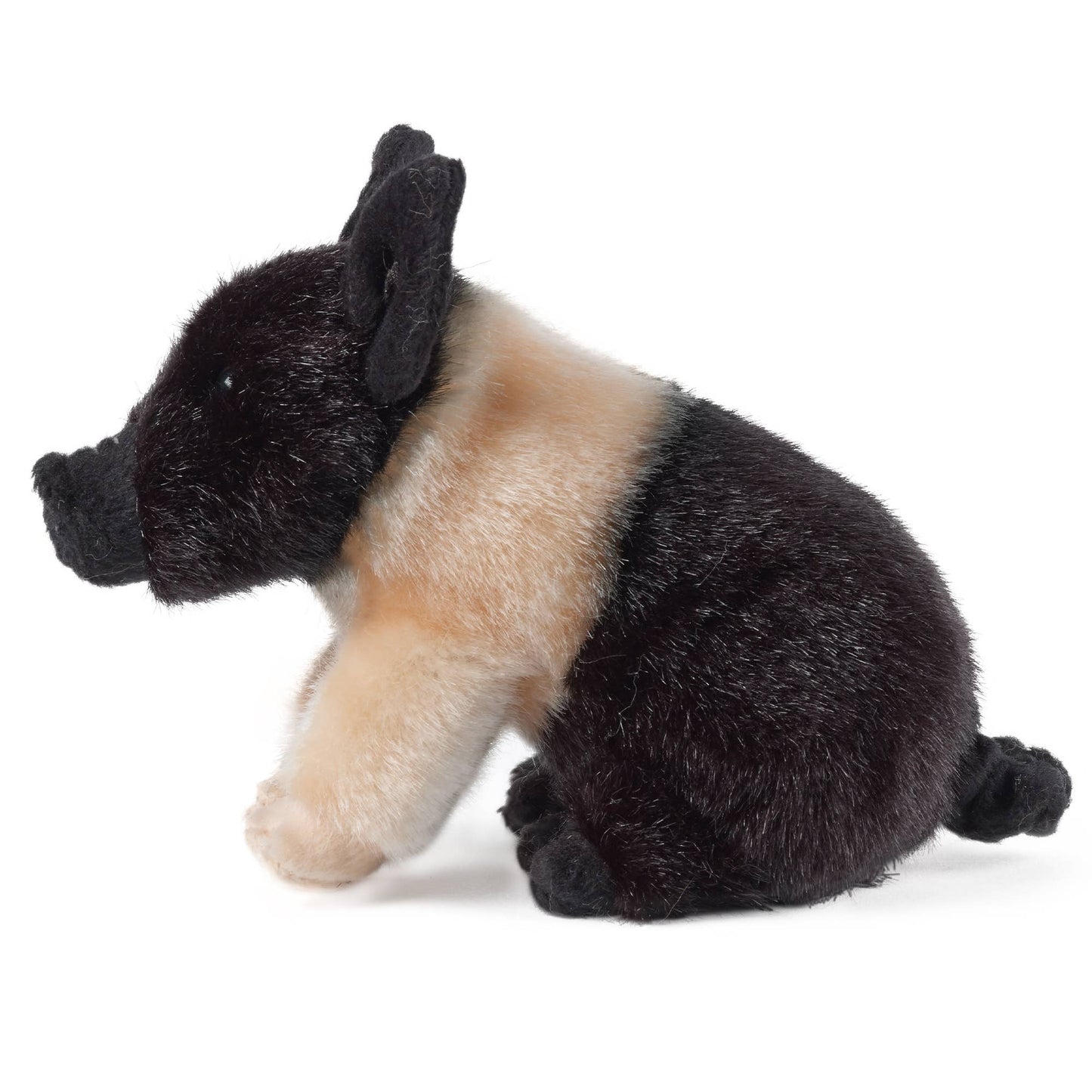 Living Nature Black and Pink Piglet Plush