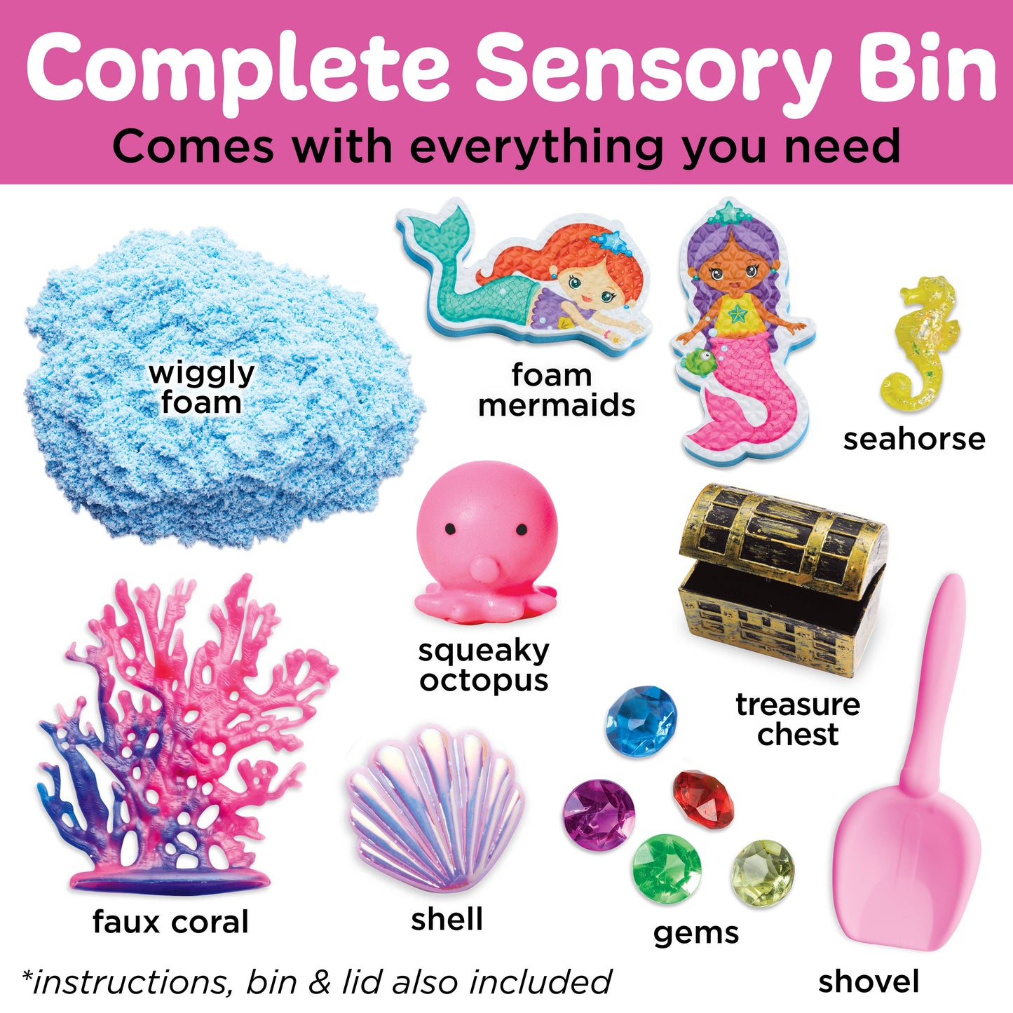 Mermaid Sensory Activity Bin