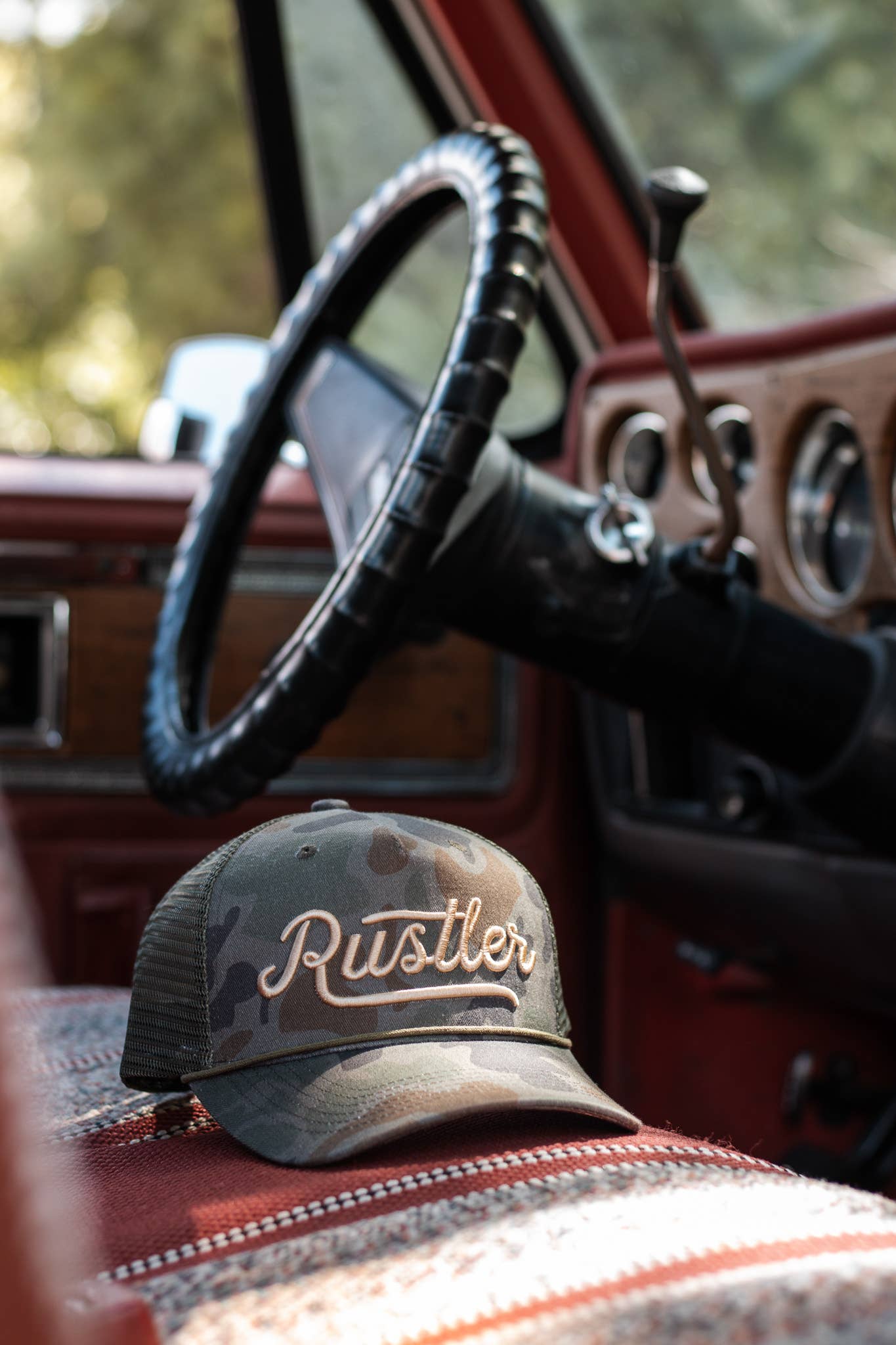 Camo Rustler Trucker Hat