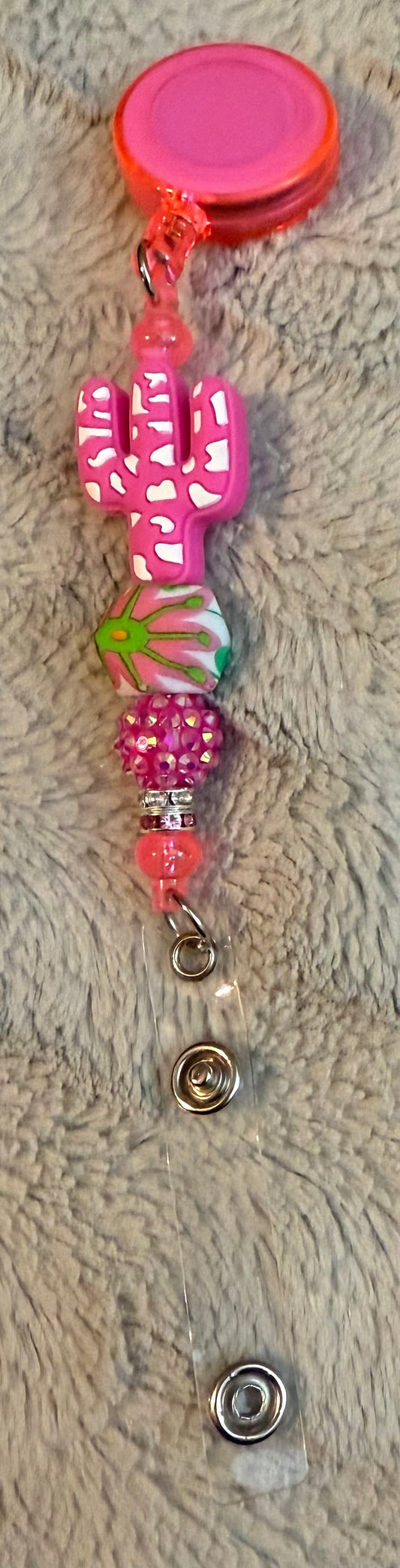 Beaded Badge Reel