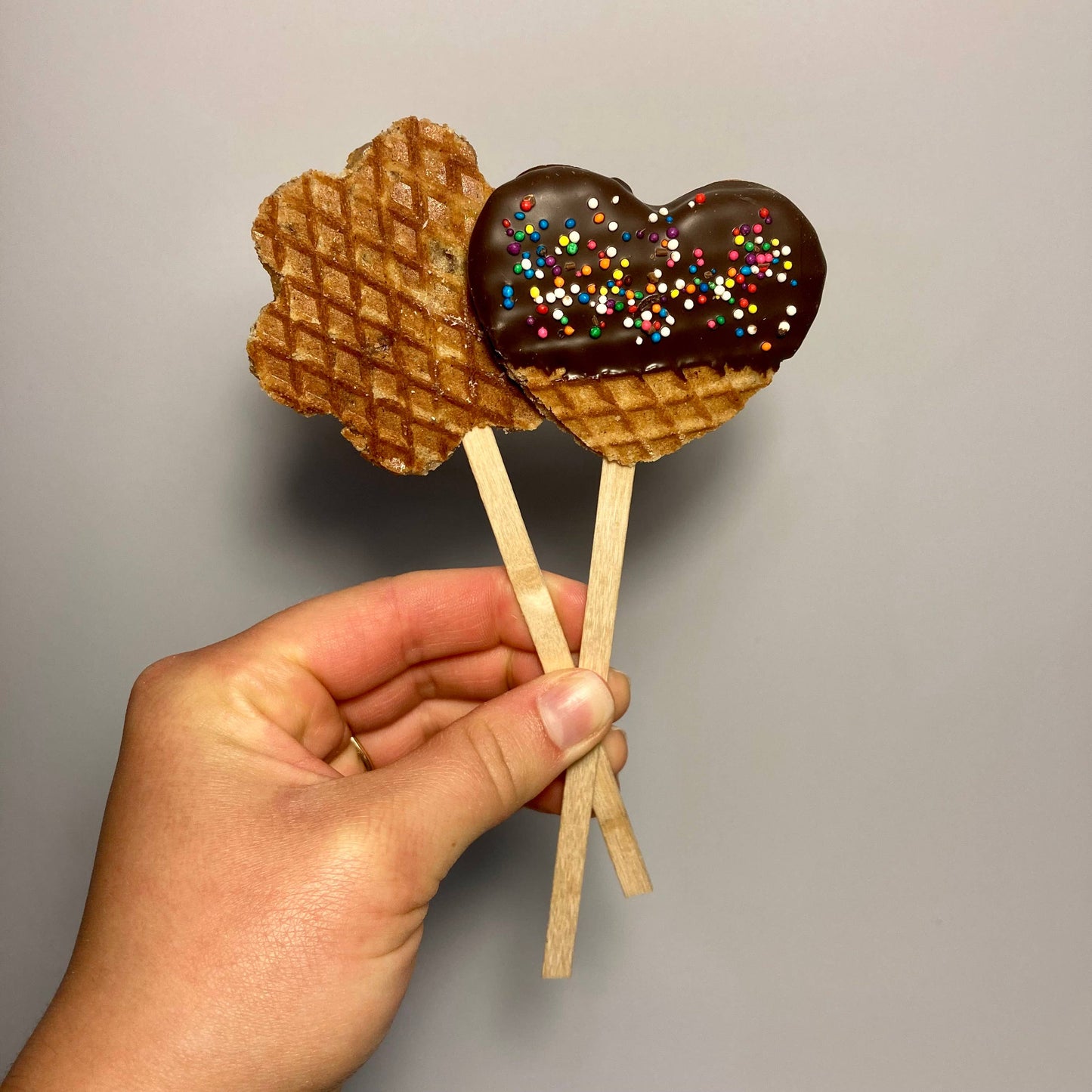 Mini Stroopwafel Lollipops