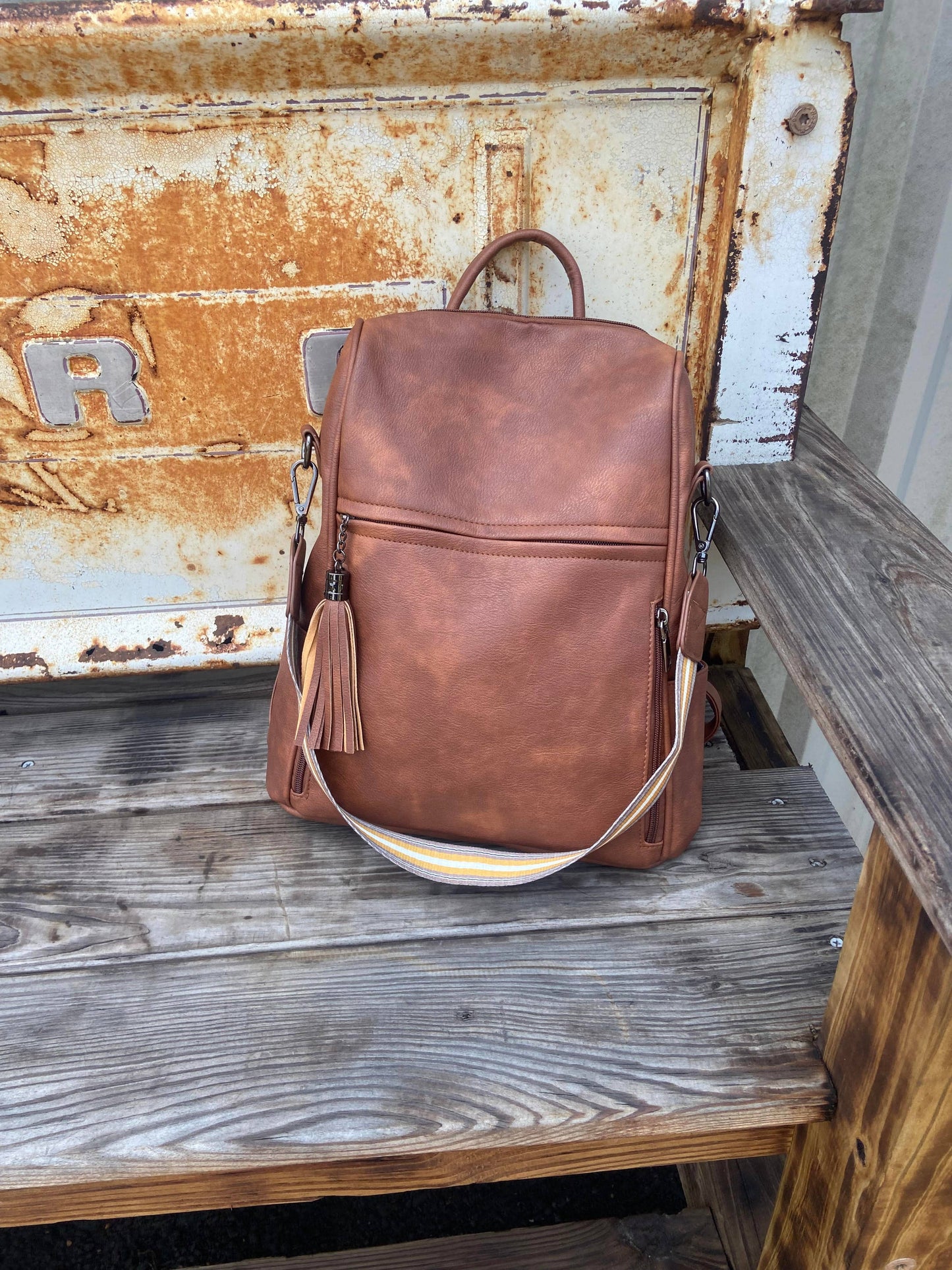 Leather Women's Backpack