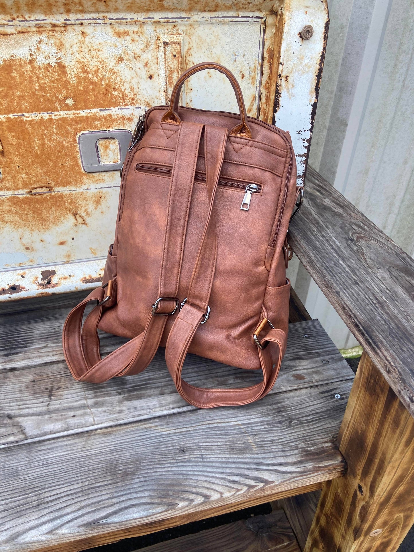 Leather Women's Backpack