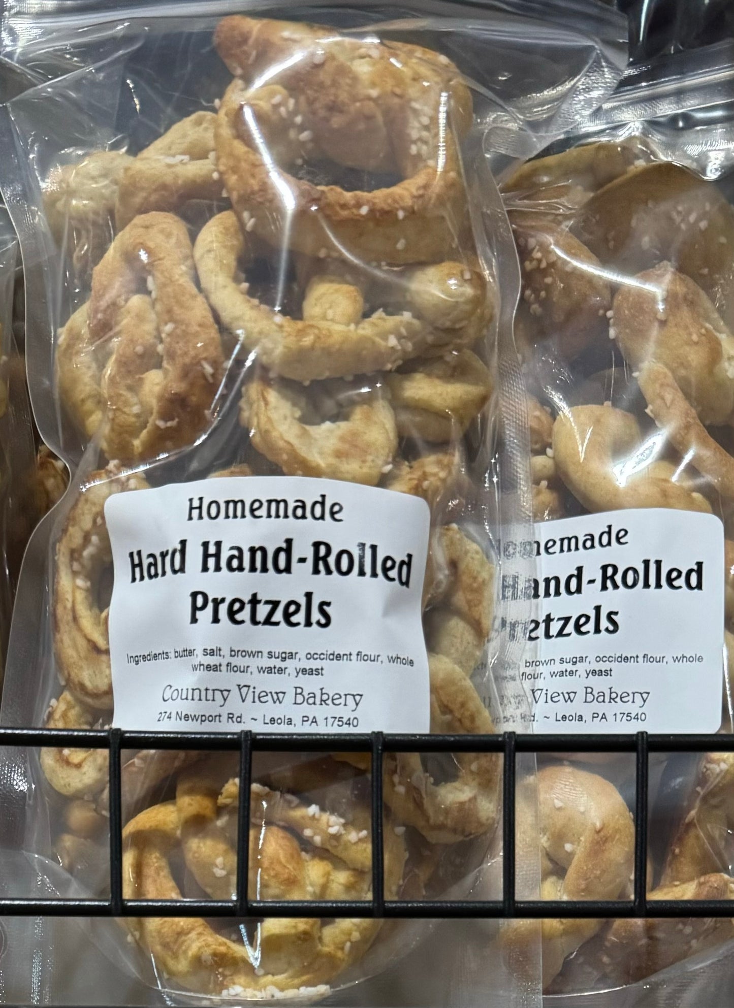 Hard Hand-Rolled Pretzels