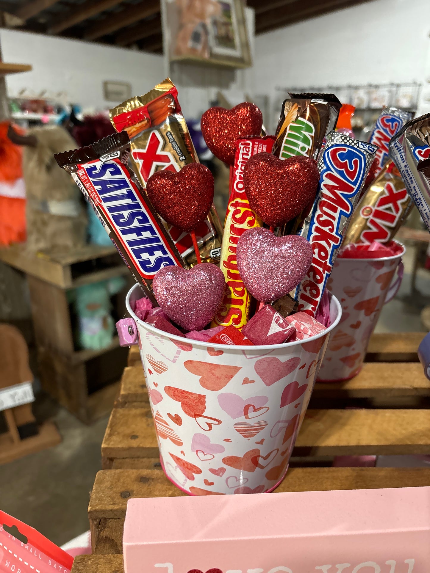 Valentine’s Candy Bucket