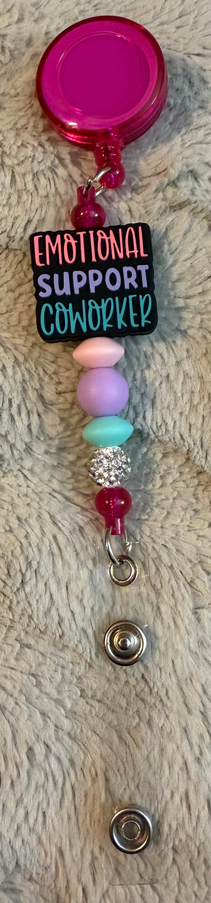 Beaded Badge Reel