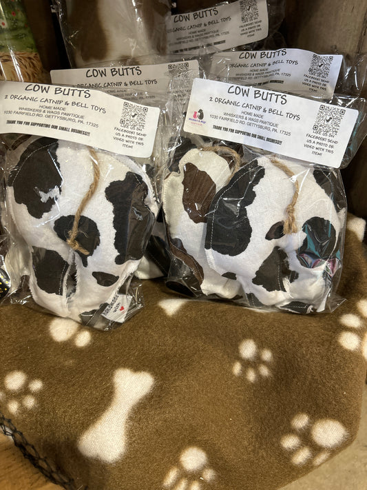 Cow Butt Catnip Toy (2 pk)