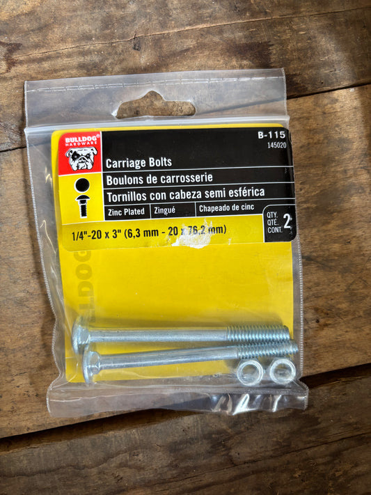 Carriage Bolts (2pc)
