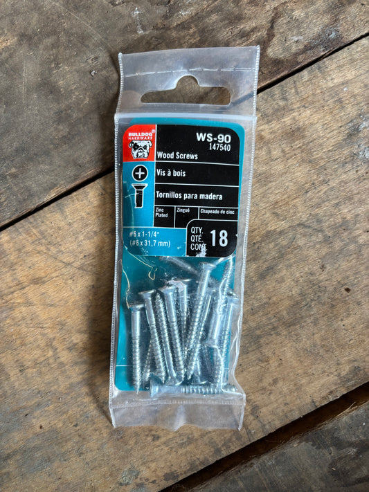 Wood Screws (18pc)