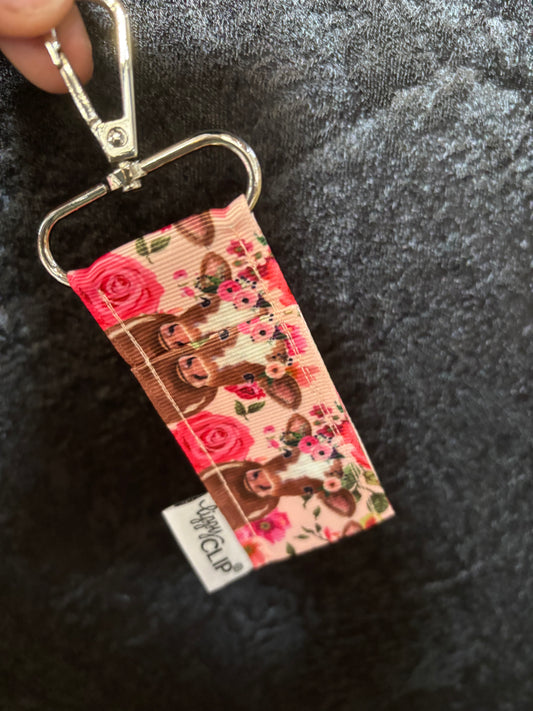 Chapstick Holder Keychain