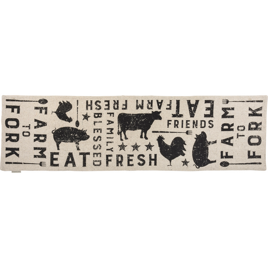 Farm To Fork Table Runner