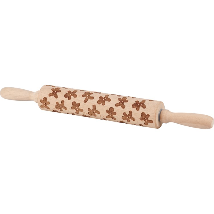 Rolling Pin Lg - Gingerbread