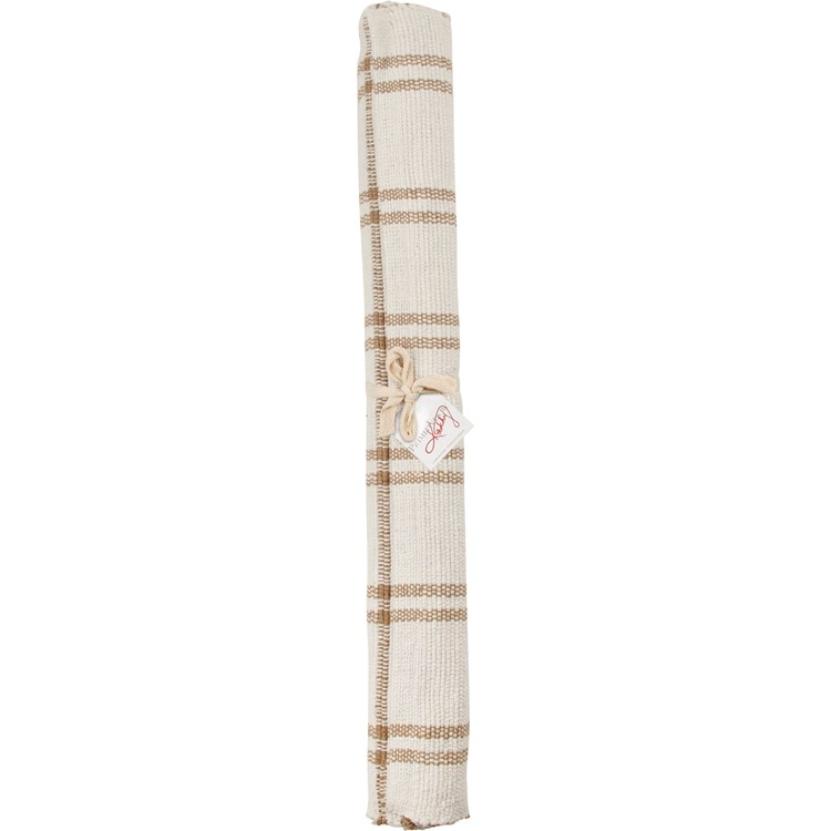 Rug - Cream Plaid