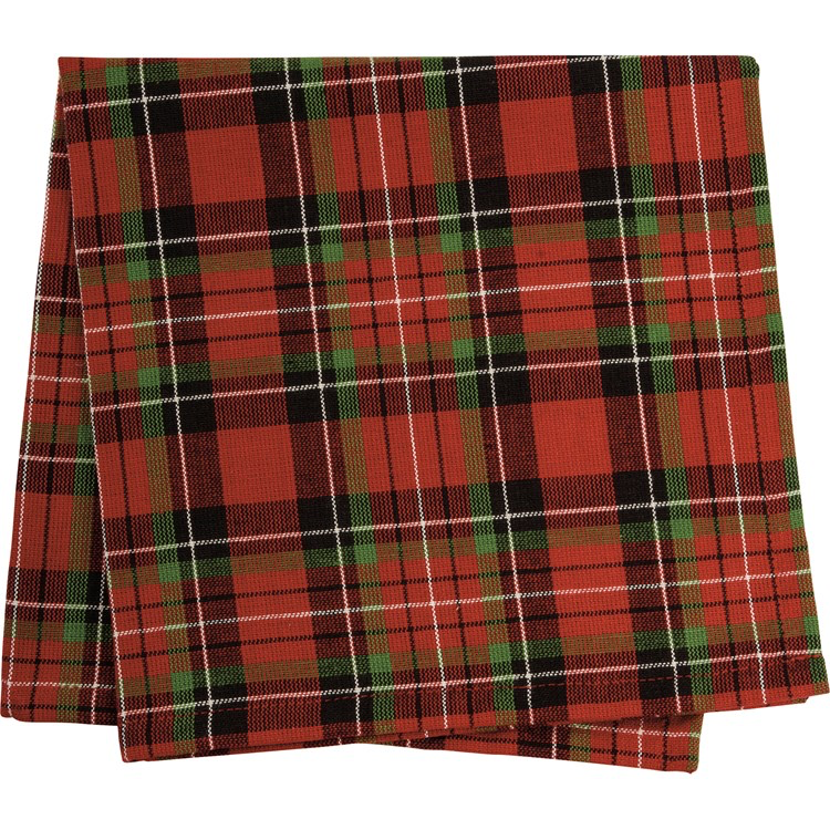 Napkin - Red Plaid