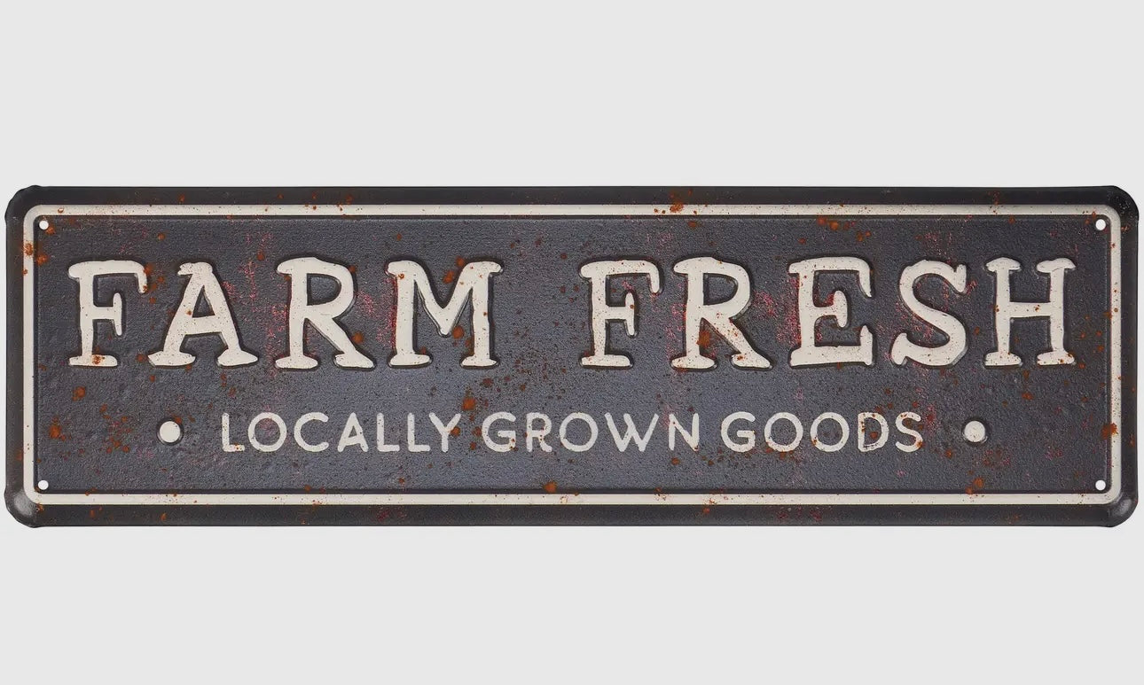 Farm Fresh Locally Grown Sign