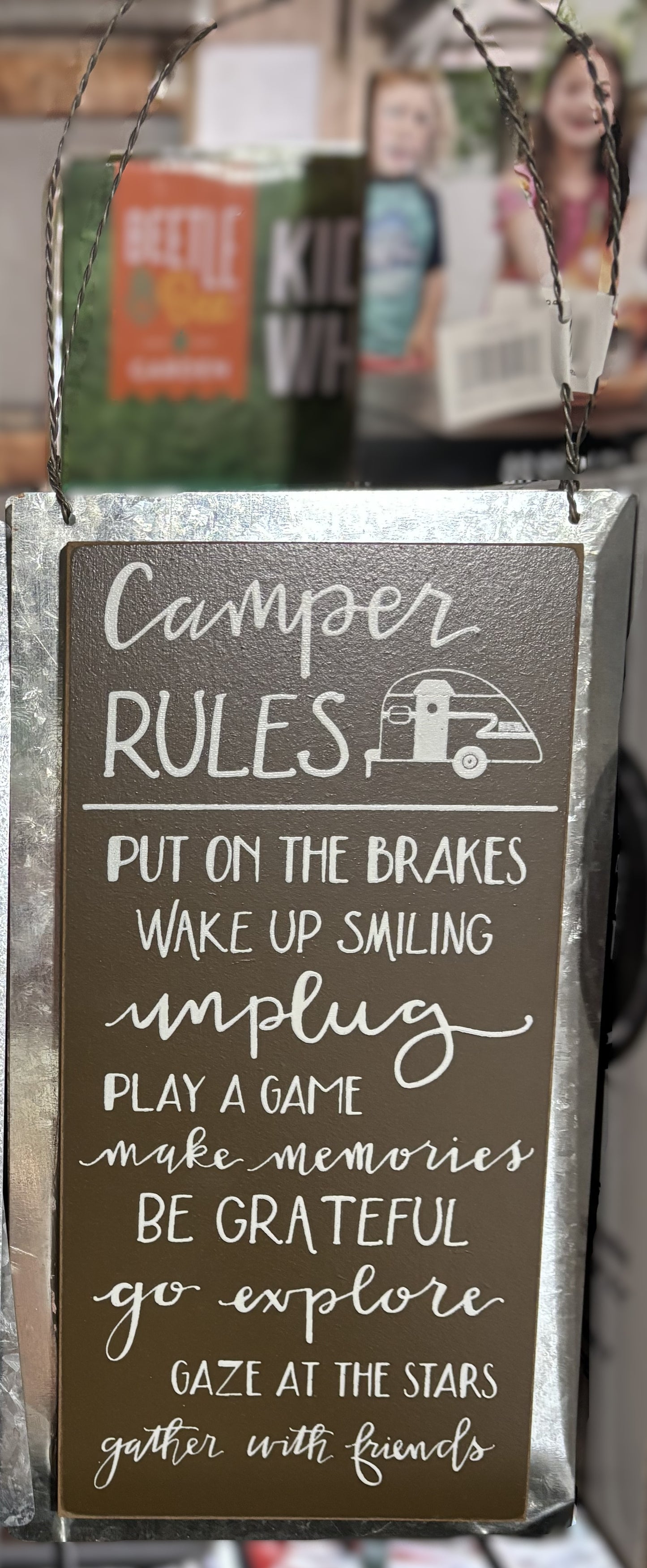 Camper Rules Sign