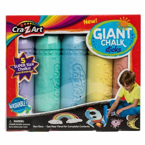 5pc Giant Chalk Sticks