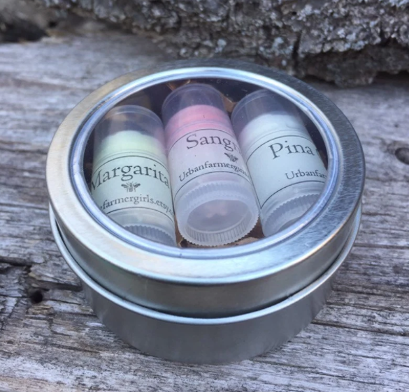 Trio Lip Balm Set - Margarita, Sangria, Pina Colada