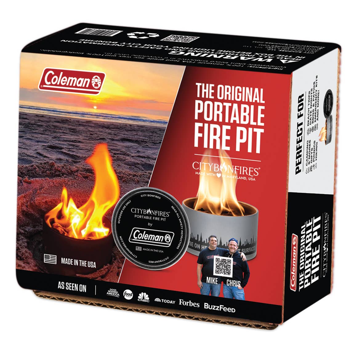 City Bonfires® by Coleman® Mini Portable Fire Pits