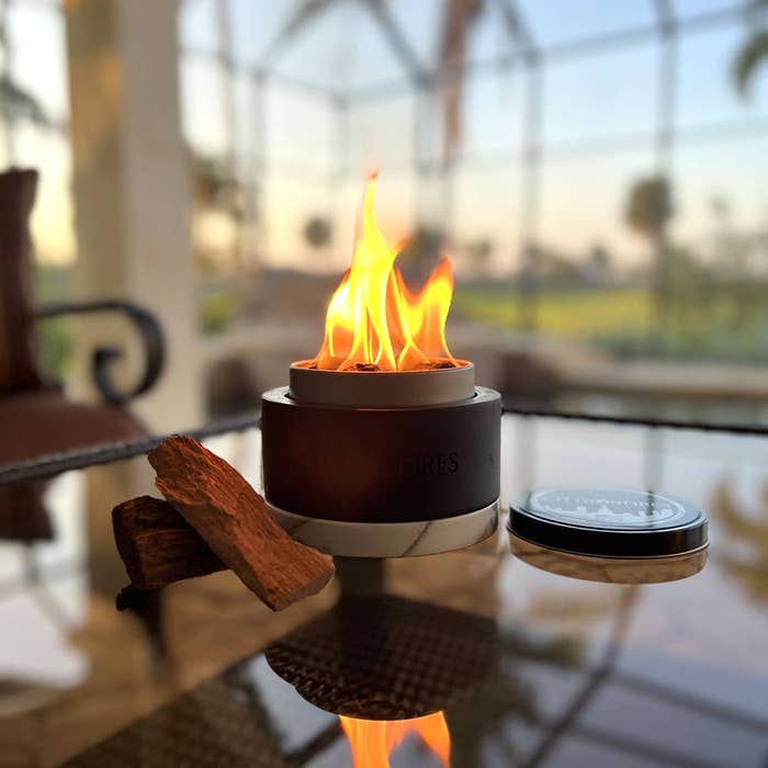 Petite Concrete Tabletop Fire Bowl