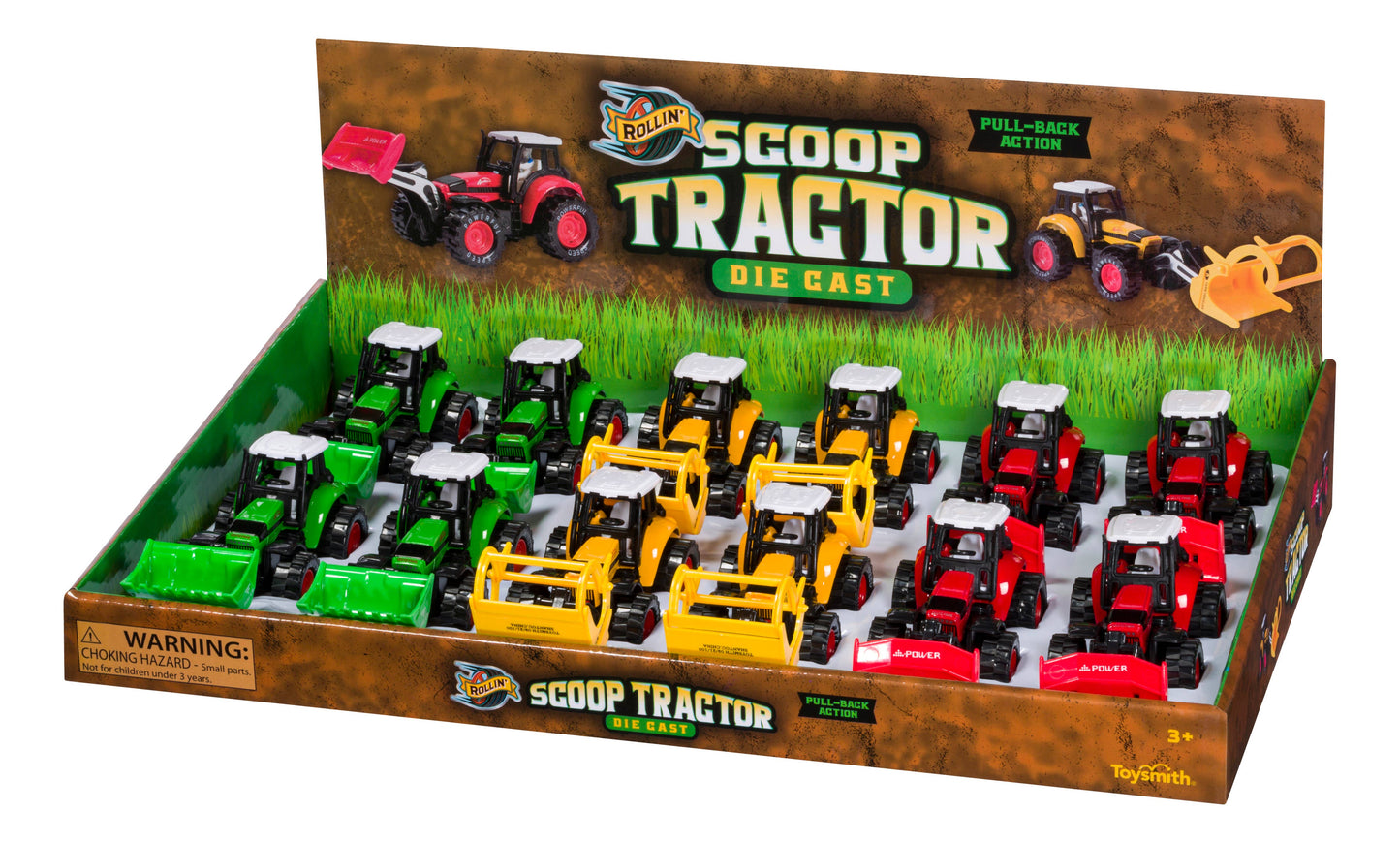 Die Cast Scoop Tractor