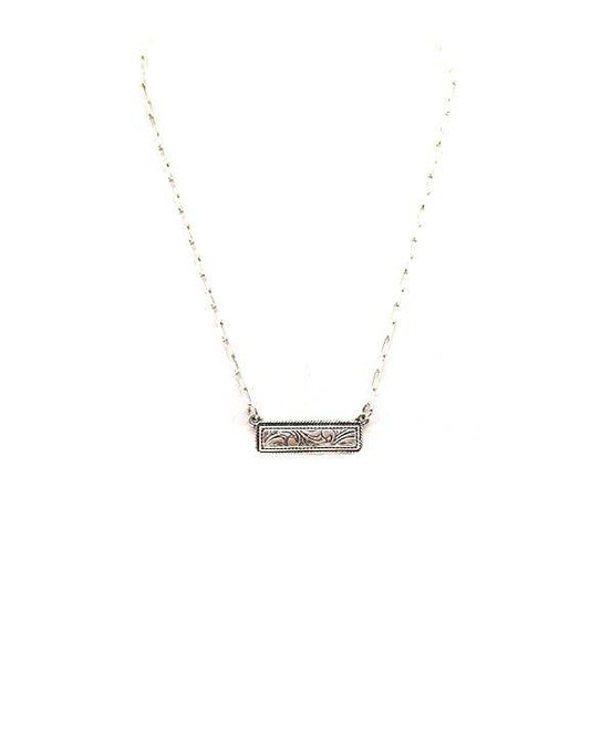 Western Dainty Bar Necklace