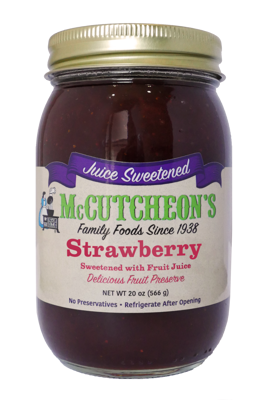 Strawberry Preserves (Juice Sweetened)